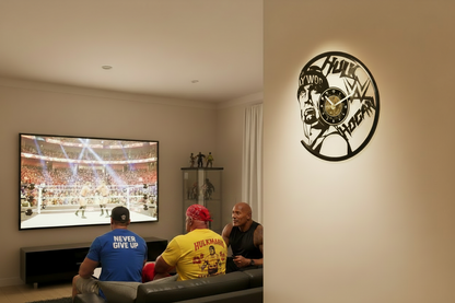 OROLOGIO DA PARETE IN VINILE HULK HOGAN
