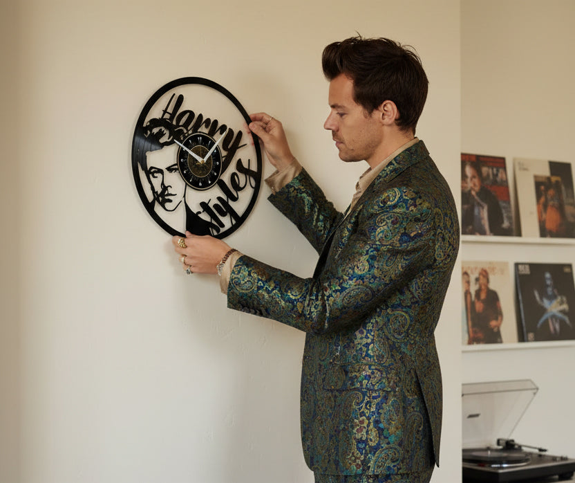 OROLOGIO DA PARETE IN VINILE HARRY STYLES