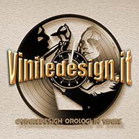 OROLOGIO DA PARETE IN VINILE IL CORVO 2
