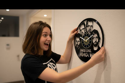 OROLOGIO DA PARETE IN VINILE IMAGINE DRAGONS