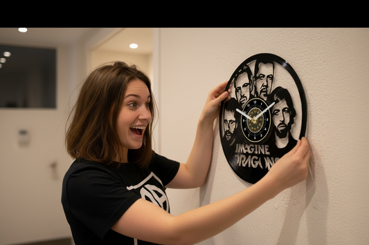 OROLOGIO DA PARETE IN VINILE IMAGINE DRAGONS