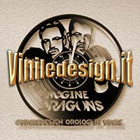 OROLOGIO DA PARETE IN VINILE IMAGINE DRAGONS