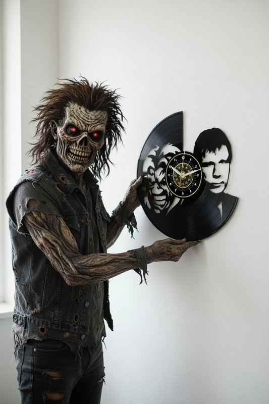 OROLOGIO DA PARETE IN VINILE IRON MAIDEN 1