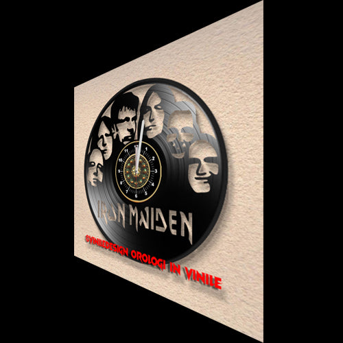 OROLOGIO DA PARETE IN VINILE IRON MAIDEN 2