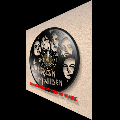 OROLOGIO DA PARETE IN VINILE IRON MAIDEN 3