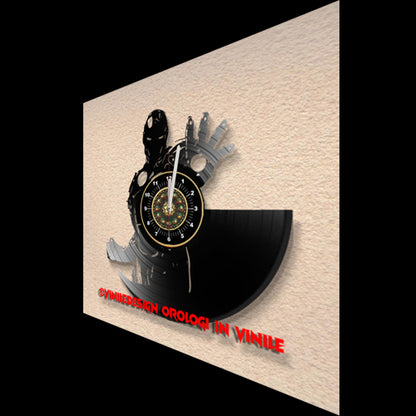 OROLOGIO DA PARETE IN VINILE IRON MAN 1