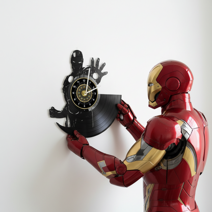 OROLOGIO DA PARETE IN VINILE IRON MAN 1