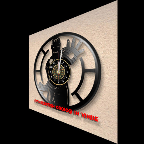 OROLOGIO DA PARETE IN VINILE IRON MAN 2
