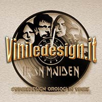 OROLOGIO DA PARETE IN VINILE IRON MAIDEN 2