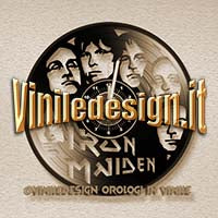 OROLOGIO DA PARETE IN VINILE IRON MAIDEN 3