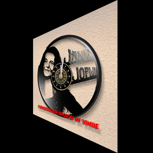 OROLOGIO DA PARETE IN VINILE JANIS JOPLIN