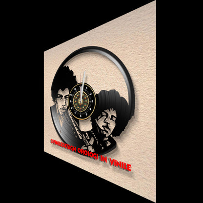 OROLOGIO DA PARETE IN VINILE JIMI HENDRIX 2