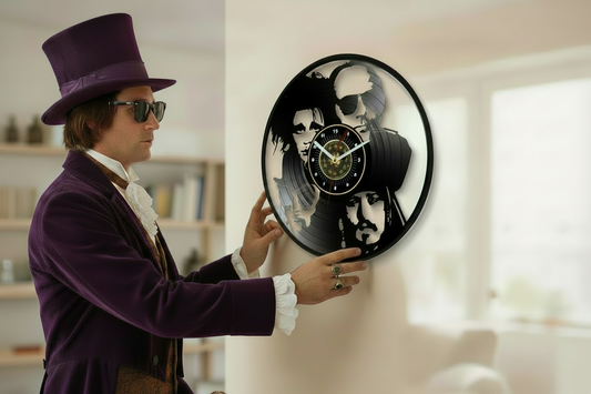 OROLOGIO DA PARETE IN VINILE JOHNNY DEEP