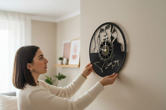 OROLOGIO DA PARETE IN VINILE LADY GAGA