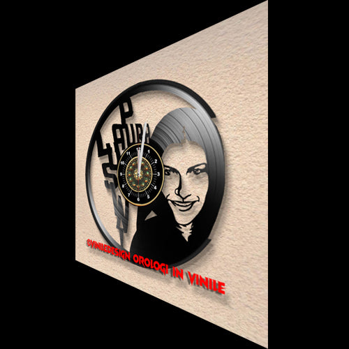 OROLOGIO DA PARETE IN VINILE LAURA PAUSINI
