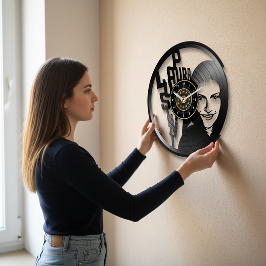 OROLOGIO DA PARETE IN VINILE LAURA PAUSINI