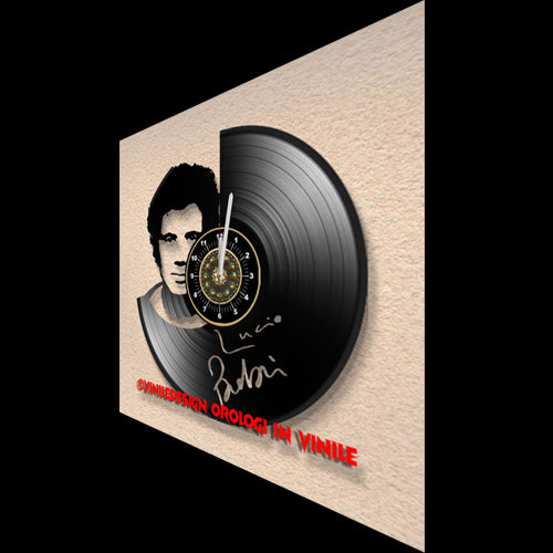 OROLOGIO DA PARETE IN VINILE LUCIO BATTISTI