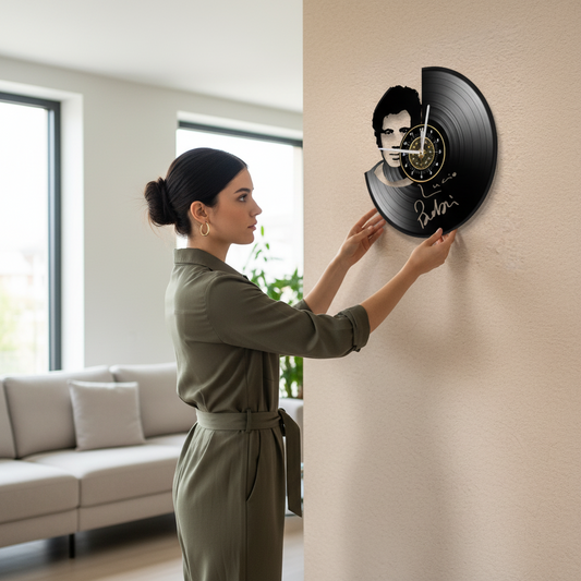 OROLOGIO DA PARETE IN VINILE LUCIO BATTISTI