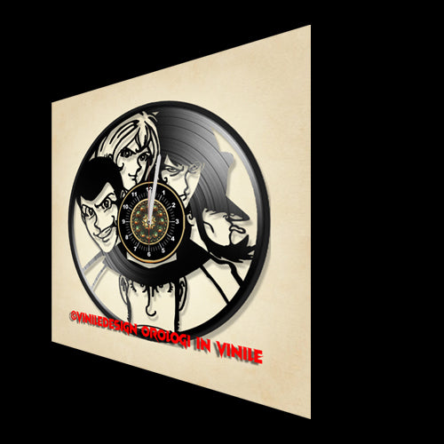 OROLOGIO DA PARETE IN VINILE LUPIN III