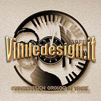 OROLOGIO DA PARETE IN VINILE MARCO MASINI