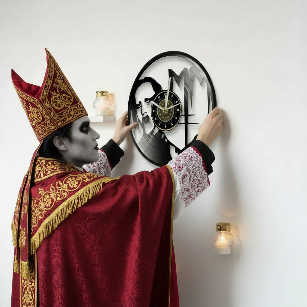 OROLOGIO DA PARETE IN VINILE MARILYN MANSON
