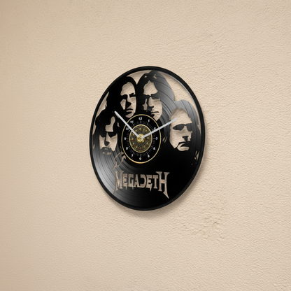 OROLOGIO DA PARETE IN VINILE MEGADETH