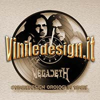 OROLOGIO DA PARETE IN VINILE MEGADETH