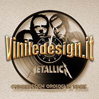 OROLOGIO DA PARETE IN VINILE METALLICA 1