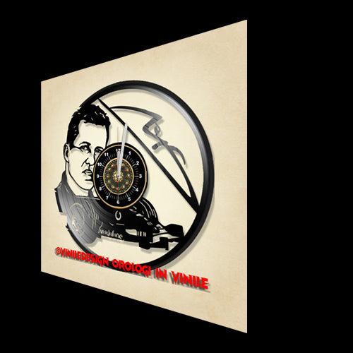 OROLOGIO DA PARETE IN VINILE MICHAEL SCHUMACHER