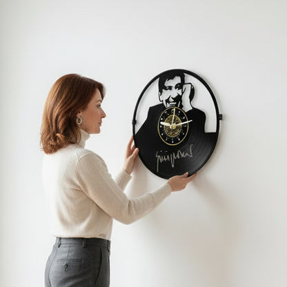 OROLOGIO DA PARETE IN VINILE GIANNI MORANDI