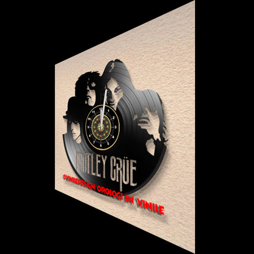OROLOGIO DA PARETE IN VINILE MOTLEY CRUE