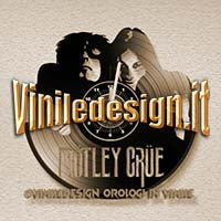 OROLOGIO DA PARETE IN VINILE MOTLEY CRUE