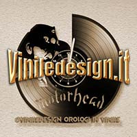 OROLOGIO DA PARETE IN VINILE MOTORHEAD (VOLTO LEMMY)