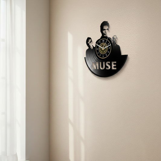 OROLOGIO DA PARETE IN VINILE MUSE 1