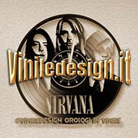 OROLOGIO DA PARETE IN VINILE NIRVANA