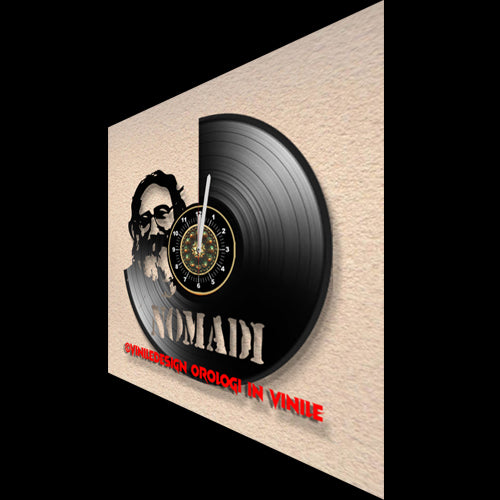 OROLOGIO DA PARETE IN VINILE NOMADI