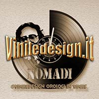 OROLOGIO DA PARETE IN VINILE NOMADI (VOLTO AUGUSTO)