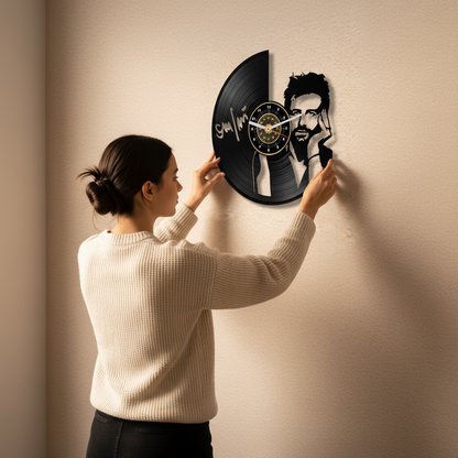 OROLOGIO DA PARETE IN VINILE OMAR PEDRINI