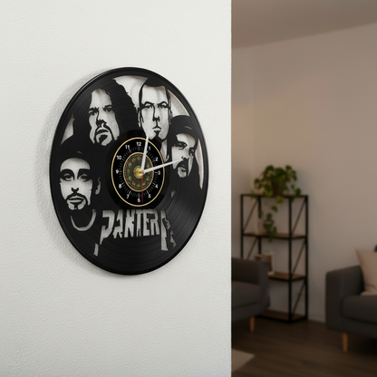 OROLOGIO DA PARETE IN VINILE PANTERA