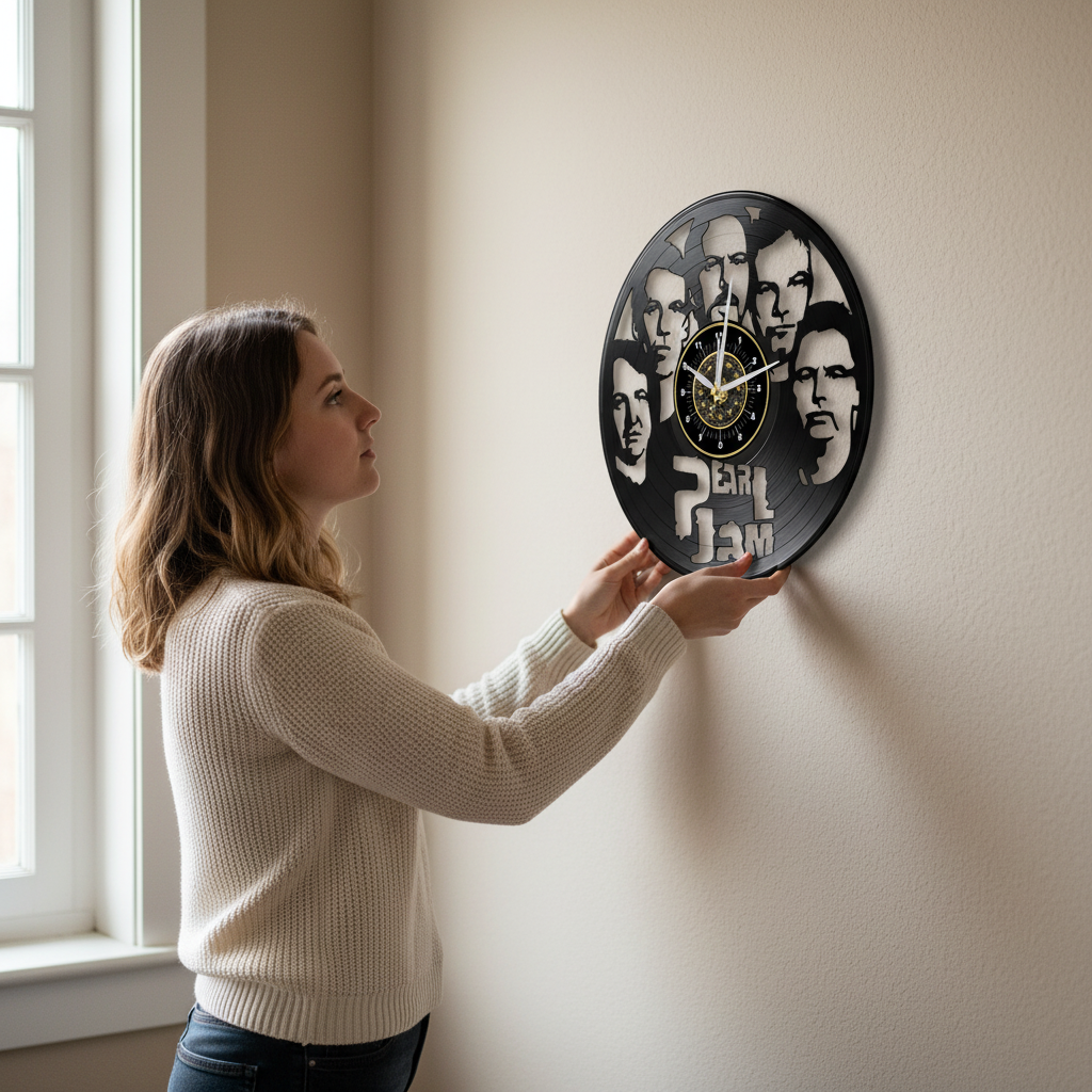 OROLOGIO DA PARETE IN VINILE PEARL JAM