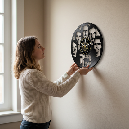 OROLOGIO DA PARETE IN VINILE PEARL JAM