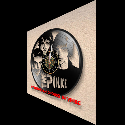 OROLOGIO DA PARETE IN VINILE POLICE 2