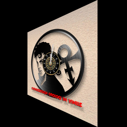 OROLOGIO DA PARETE IN VINILE PRINCE