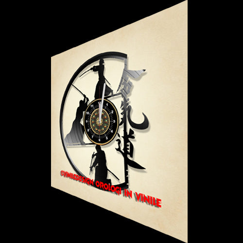 OROLOGIO DA PARETE IN VINILE SAMURAI