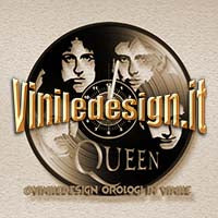 OROLOGIO DA PARETE IN VINILE QUEEN 2