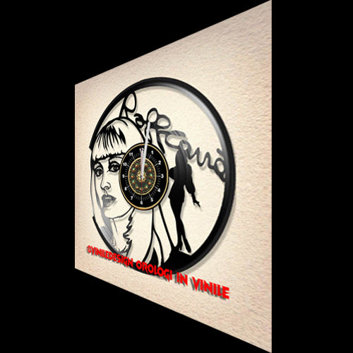 OROLOGIO DA PARETE IN VINILE RAFFAELLA CARRA'