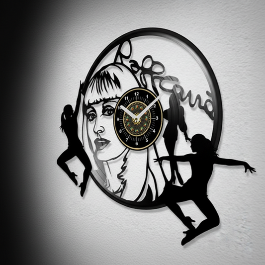 OROLOGIO DA PARETE IN VINILE LA RAFFAELLA NAZIONALE