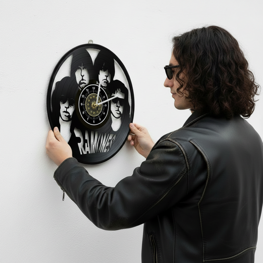 OROLOGIO DA PARETE IN VINILE RAMONES