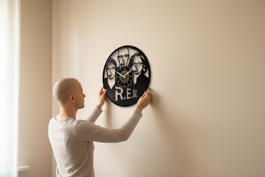 OROLOGIO DA PARETE IN VINILE REM
