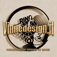 OROLOGIO DA PARETE IN VINILE RINO GAETANO